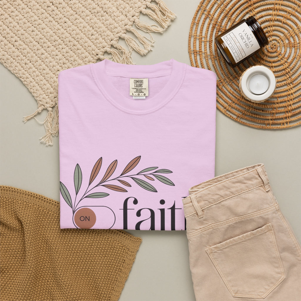Faith Over Fear T‑Shirt — Inspirational Christian Tee with 'faith' and 'fear' Design