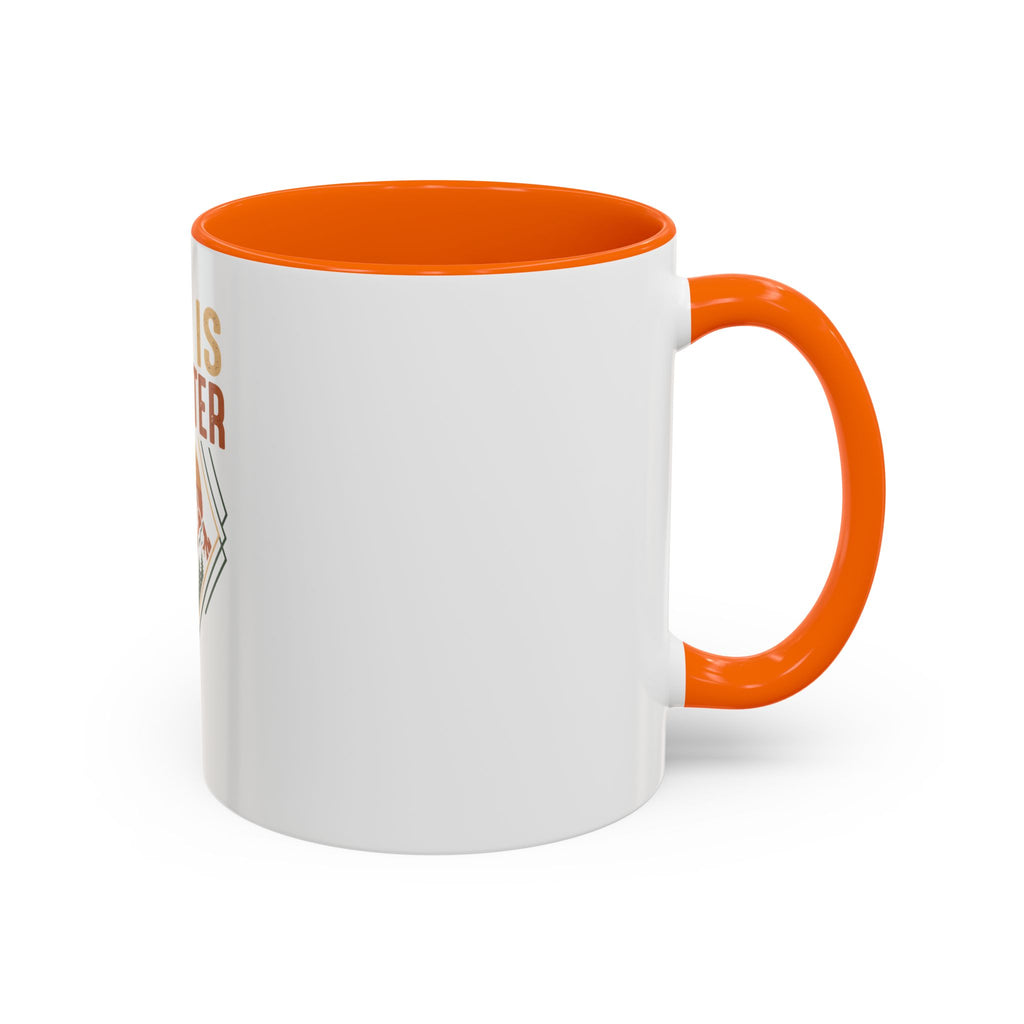 God Is Greater Mountain Coffee Mug — Inspirational Christian Accent Mug