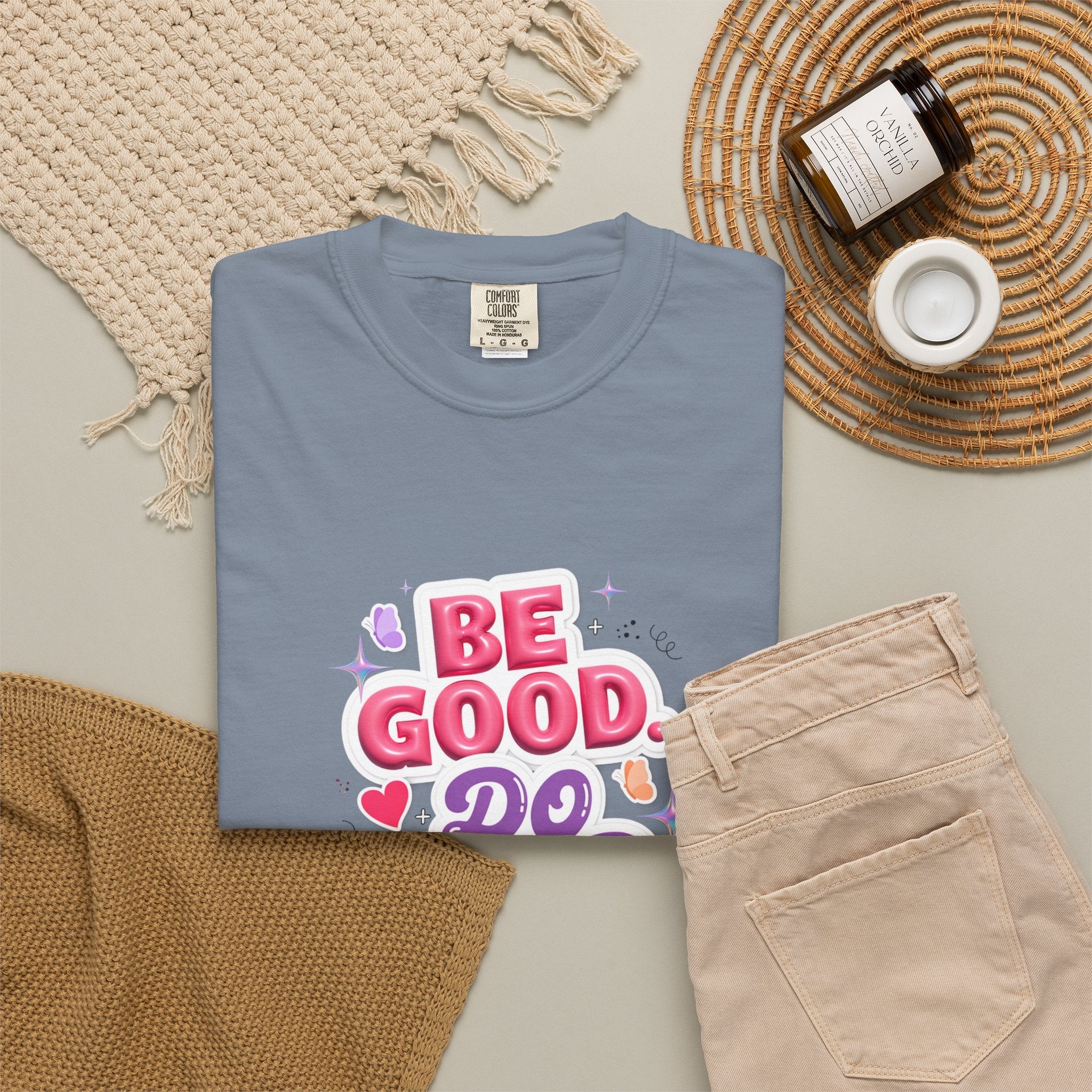 Be Good Do Good Feel Good T-Shirt — Positive Message Graphic Tee