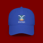 Inspirational 'When God Steps In Miracles Happen' Low Profile Baseball Cap