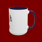 Good Vibes Only Coffee Mug - Retro Sun Cartoon Accent Mug (11/15oz)