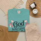 Inspirational 'God Never Gives a Burden You Can't Bear' T-Shirt