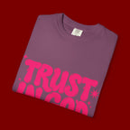 Trust in God T-Shirt — Retro Pink Faith Graphic Tee