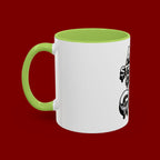 Ceramic Mug — "All Strength Comes From God" Black Accent Coffee Cup (11/15 oz)