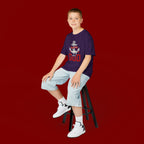 Kids Anchor T‑Shirt – "I'm Nothing Without God" Christian Tee for Boys & Girls