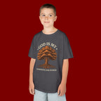 Autumn Oak Tree Kids T‑Shirt — Cozy Fall Nature Tee for Children
