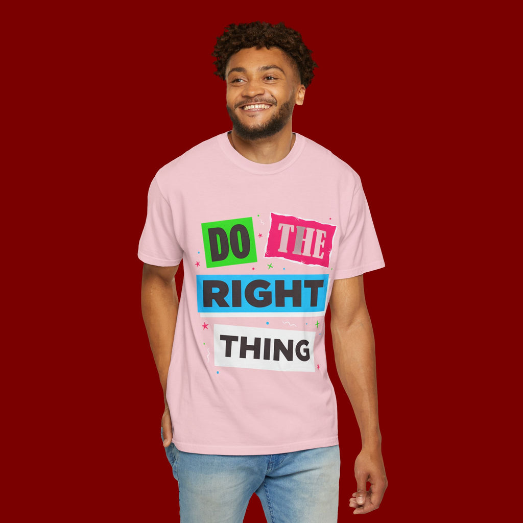 Do The Right Thing T-Shirt — Bold Retro Graphic Tee