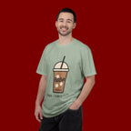 Positive Iced Coffee T-Shirt — Mind • Vibes • Life Graphic Tee