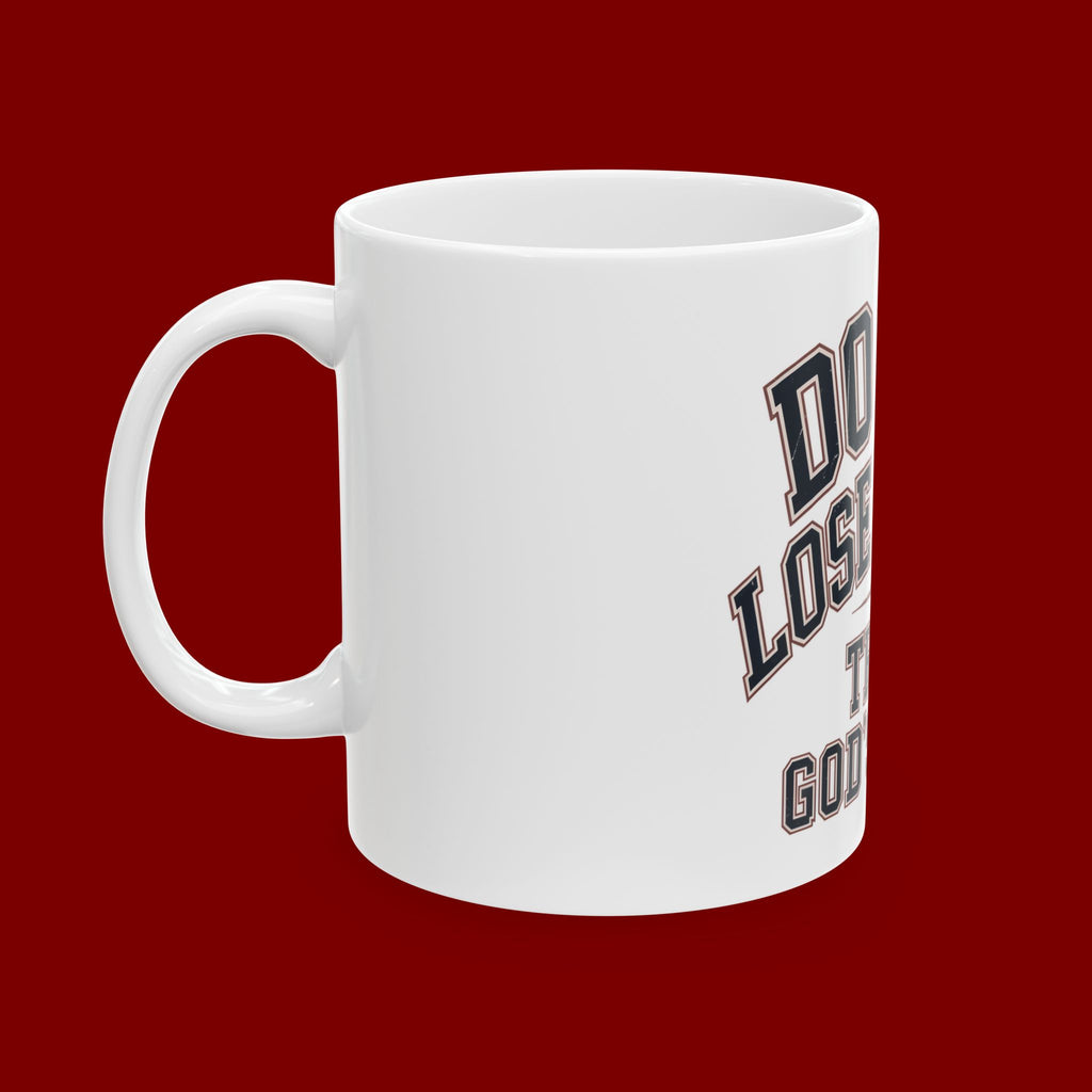 Ceramic Mug — "Fear Less, Pray More" Inspirational Sunrise Coffee Cup (11oz/15oz)