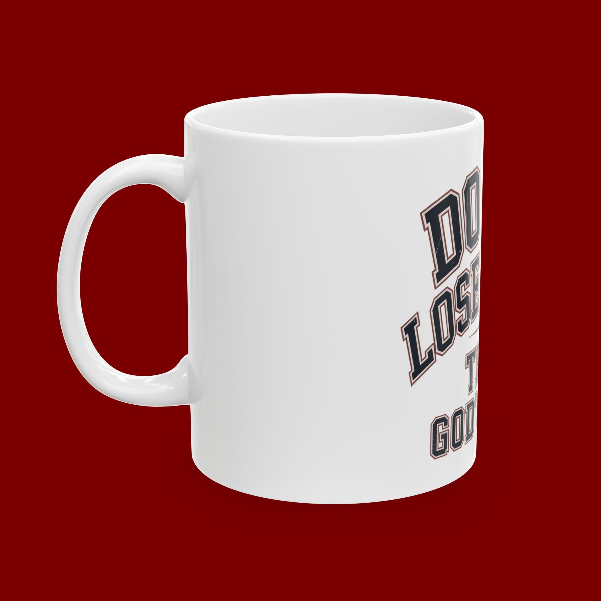Ceramic Mug — "Fear Less, Pray More" Inspirational Sunrise Coffee Cup (11oz/15oz)