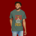 T-Shirt — "You Win When You Pray" Inspirational Faith Graphic Tee