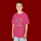 Kids Tee — "God Is My Strength and Power" Anvil & Anvil-Forge Christian Youth Shirt