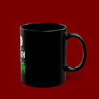 Inspirational Coffee Mug — "God Will Add Strength to Your Strength" Black Ceramic Mug