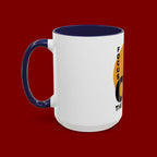 Accent Coffee Mug — "Focus On The Positive" Motivational Mug