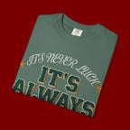It’s Always God Graphic T-Shirt — Faith-Based Vintage Lettering Tee
