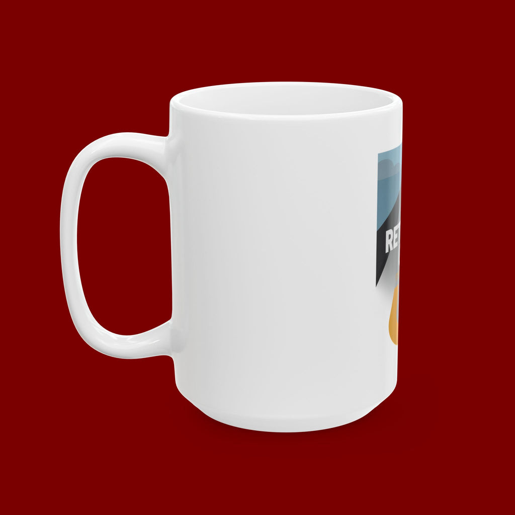 Inspirational 'Return to God' Ceramic Mug — Faith Road U-Turn Design (11oz, 15oz)