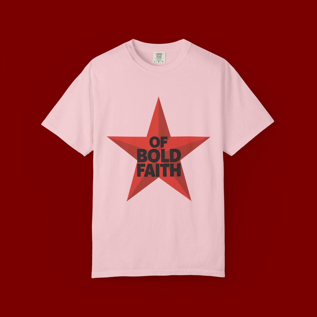 Bold Faith Star T-Shirt — "Of Bold Faith" Graphic Tee