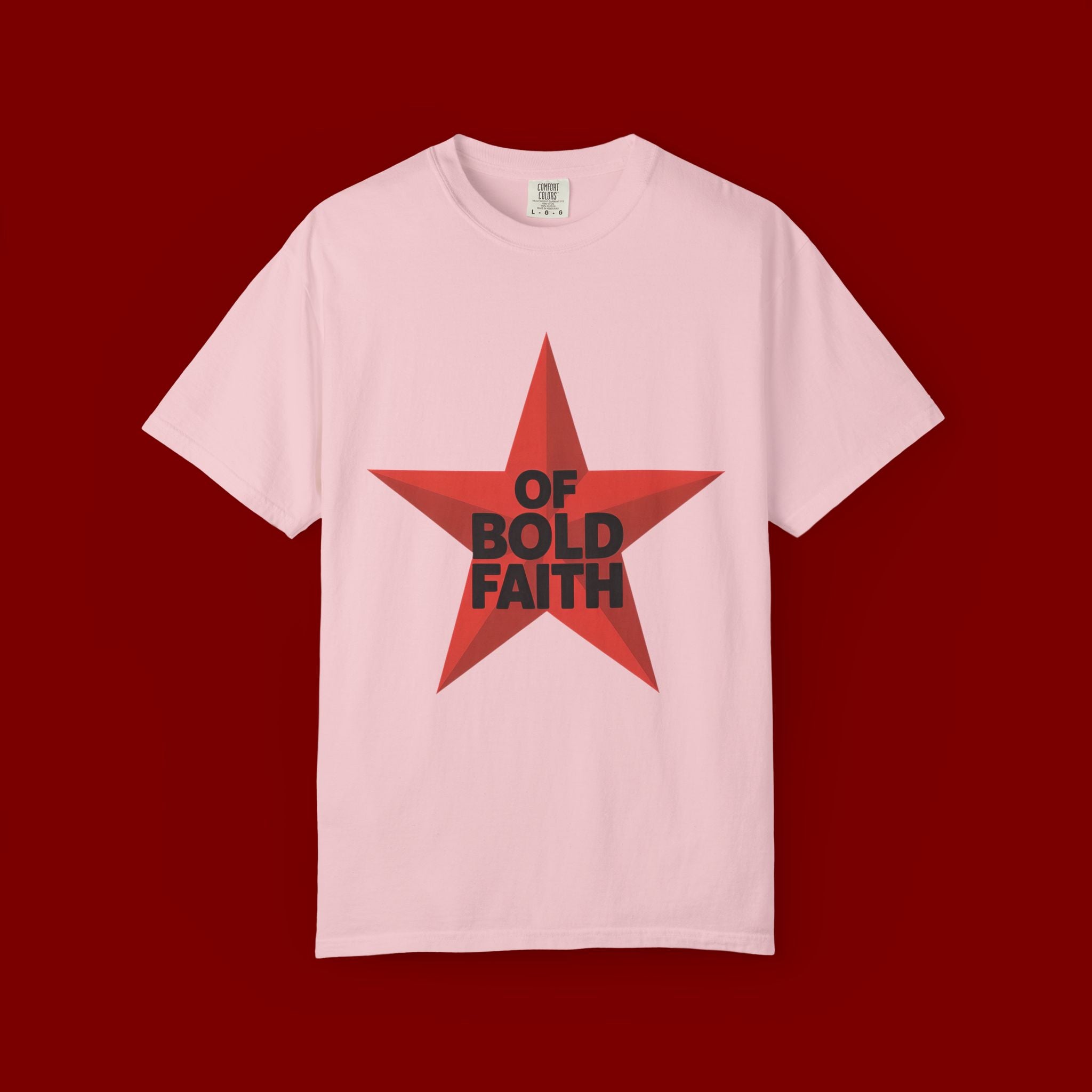 Bold Faith Star T-Shirt — "Of Bold Faith" Graphic Tee