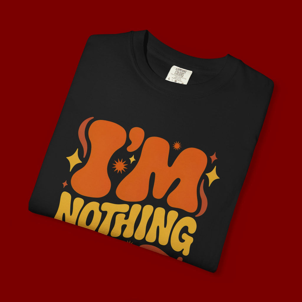 I'm Nothing Without God Retro Graphic T-Shirt