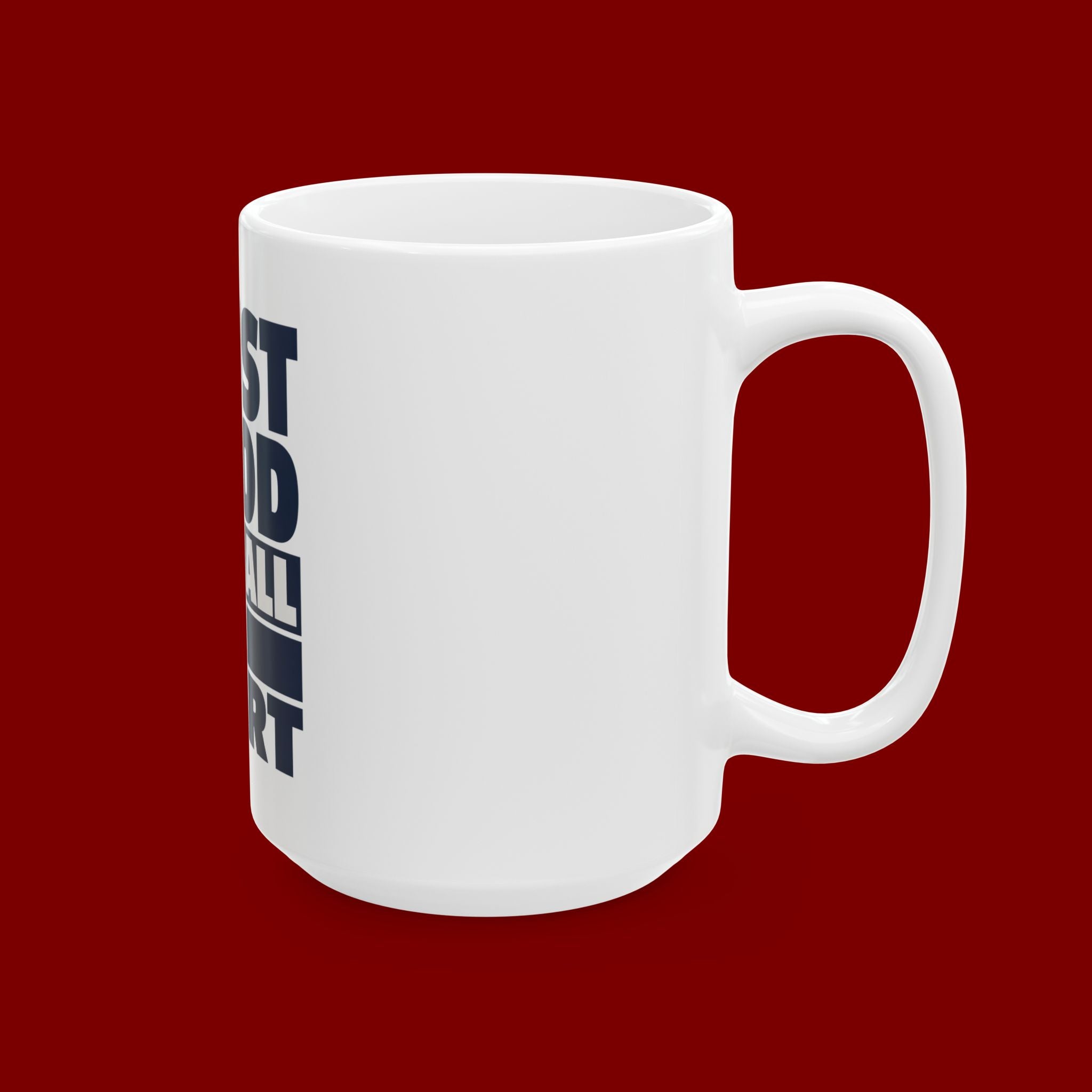 Trust in God With All Your Heart Ceramic Mug – Inspirational Christian Coffee Cup (11oz, 15oz)