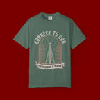 Connect to God T-Shirt — "The Password Is Prayer" Christian Faith Graphic Tee