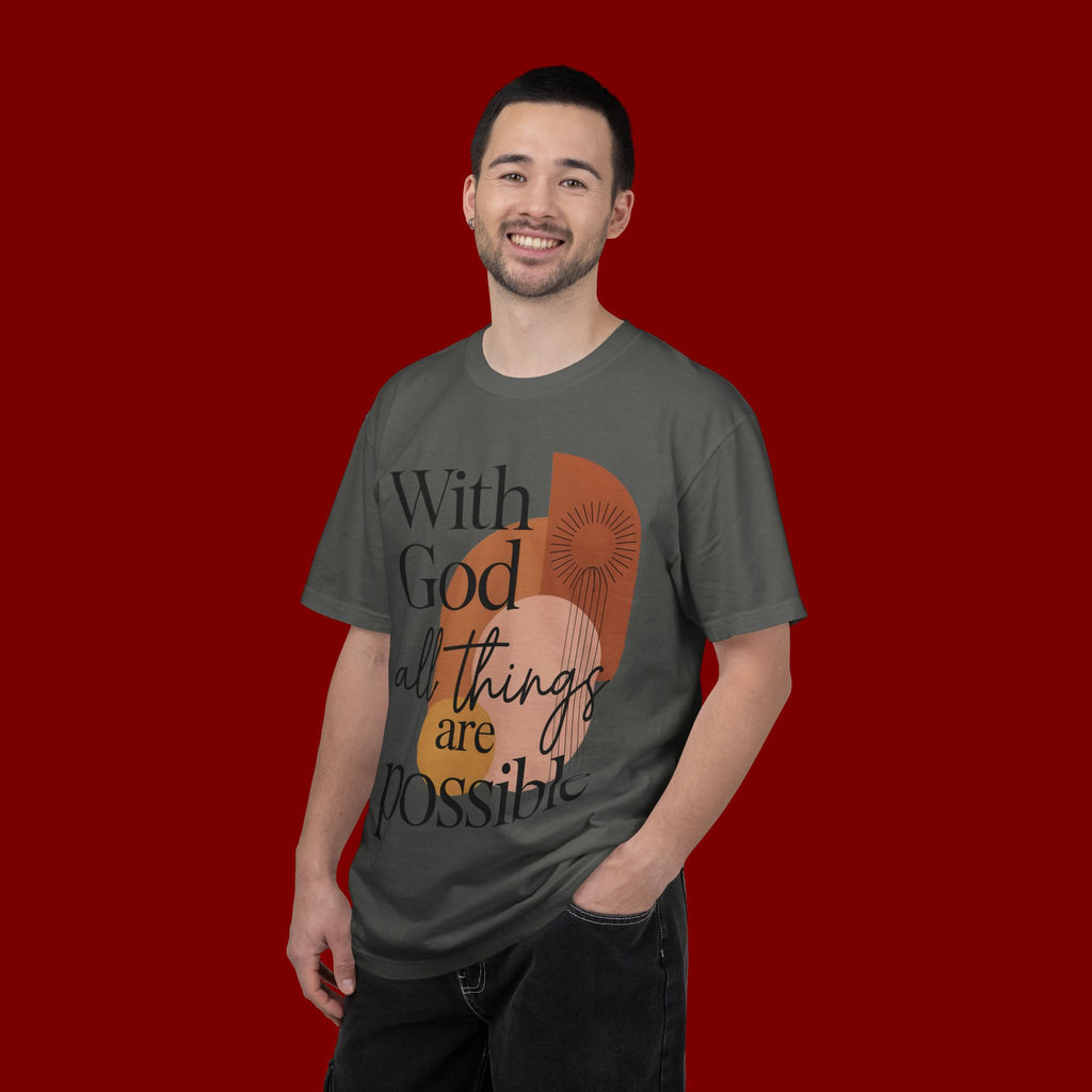 With God All Things Are Possible Christian T-Shirt