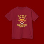 Kids Tee - "Connect to God" WiFi Prayer Graphic Shirt