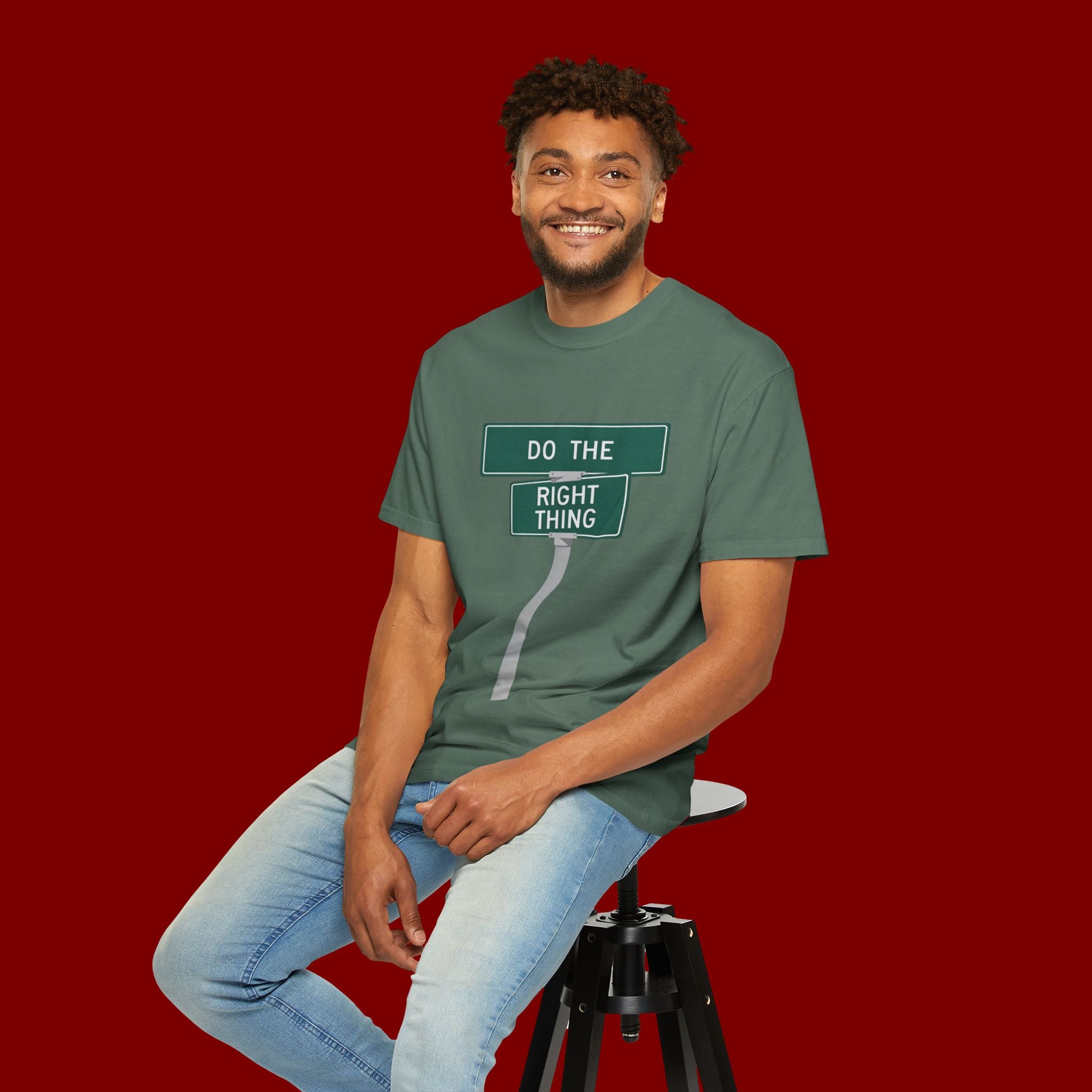 Do The Right Thing Street Sign T-Shirt