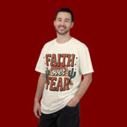Faith Over Fear T-Shirt — Christian Inspirational Desert Graphic