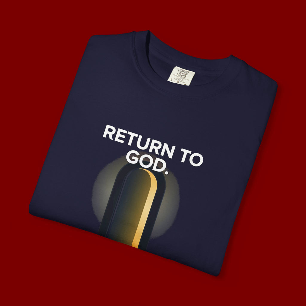 Mystic Doorway T-Shirt — Golden Arch Path Graphic Tee
