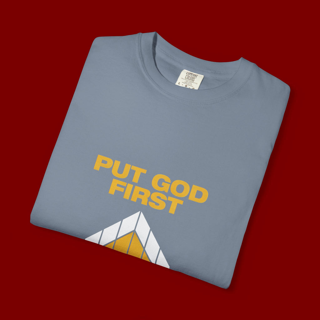 Put God First T-Shirt — Christian Faith Graphic Tee