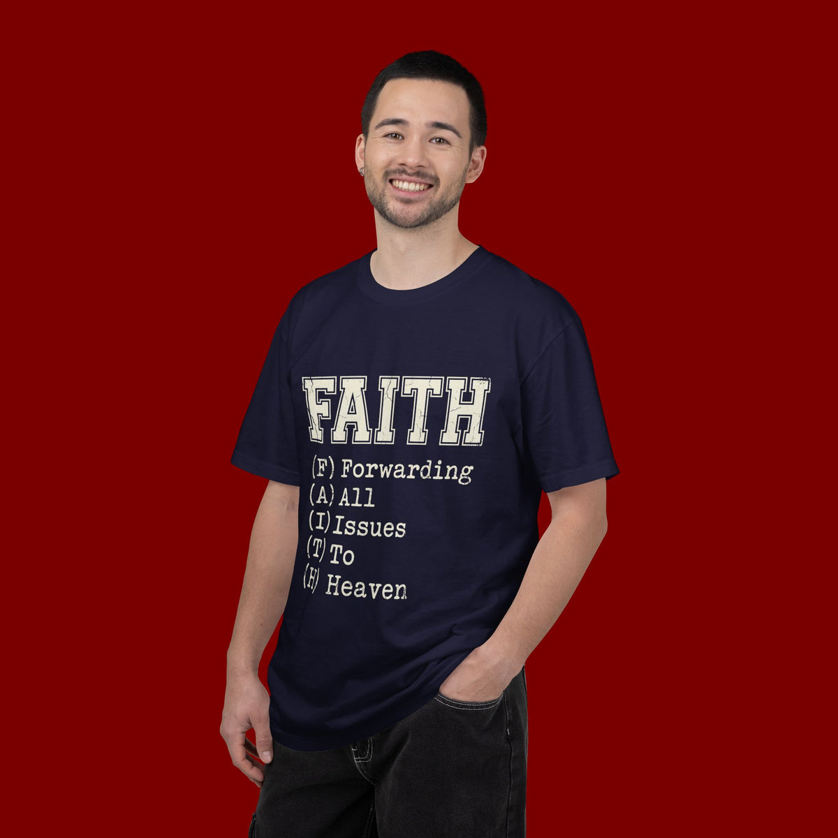 Faith Graphic T-Shirt — Minimalist Inspirational Tee