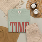 TIME Never Comes Again T-Shirt — Vintage Ticket Graphic Tee