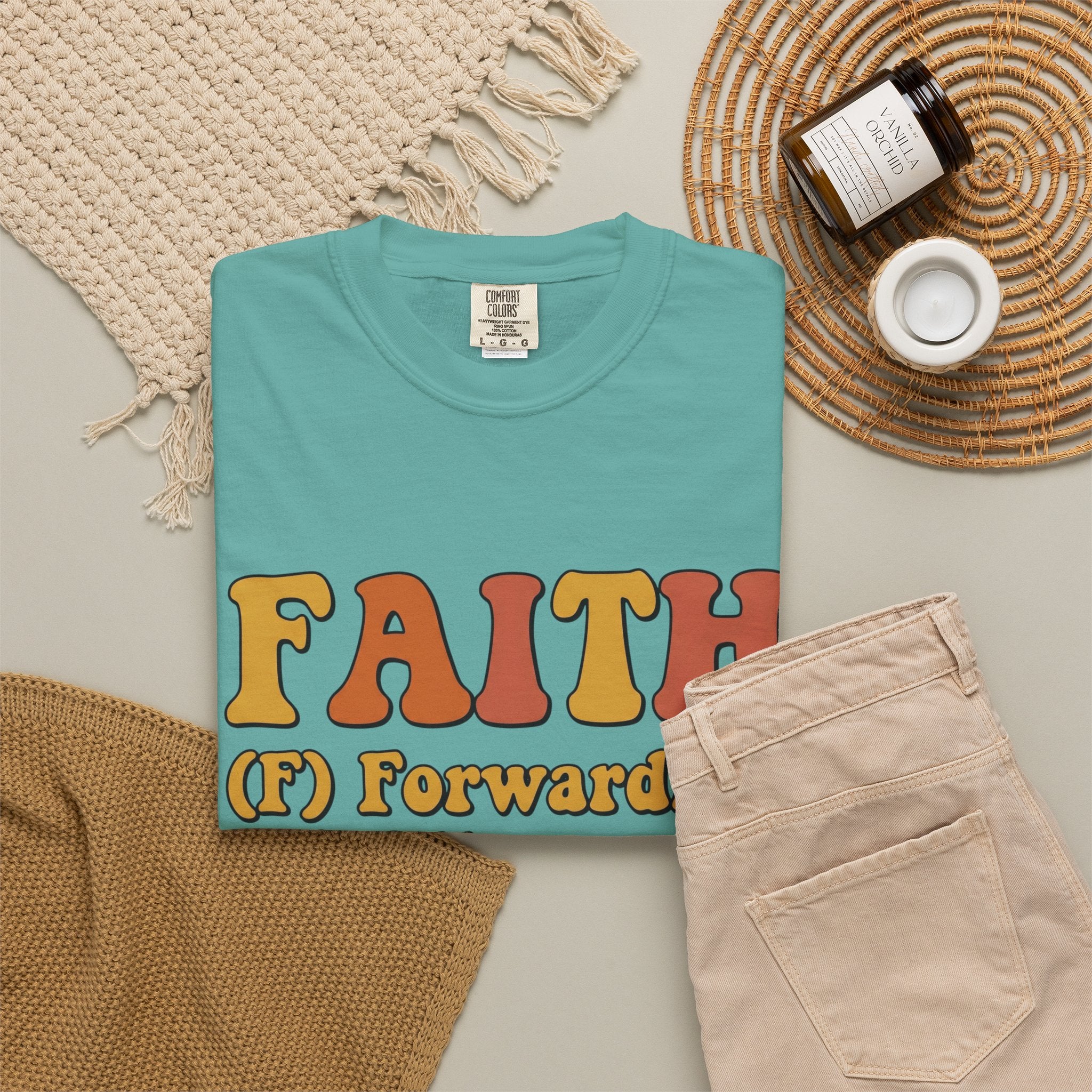 Faith Acronym T-Shirt — "FAITH: Forwarding All Issues To Heaven" Christian Tee