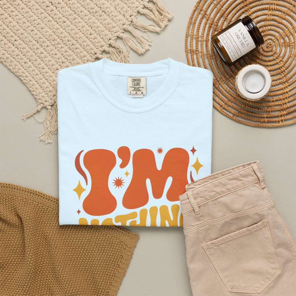I'm Nothing Without God Retro Graphic T-Shirt