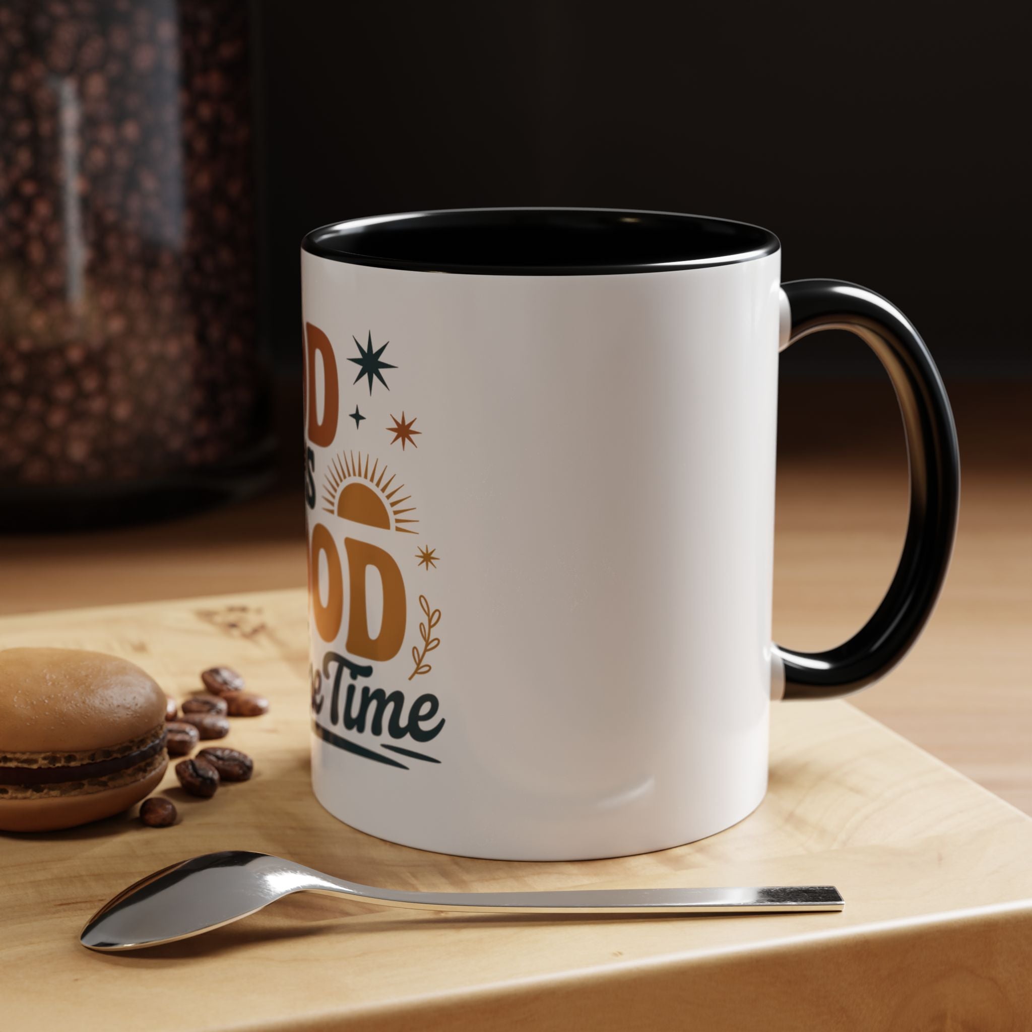 Praise the Lord Coffee Mug – Retro Christian Faith Accent Mug (11/15oz)