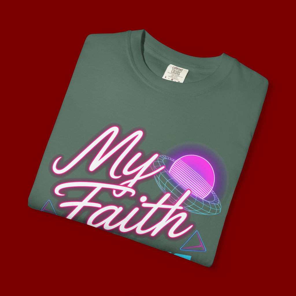 Faith T-Shirt — "My Faith in God Is Solid" Retro Graphic Tee