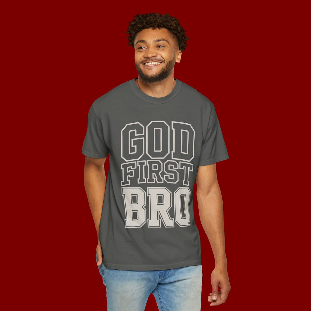 God First Bro T-Shirt — Faith-Based Graphic Tee