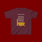 Kids Tee — "My Secret Is Simple: I Pray." Maze Faith T‑Shirt