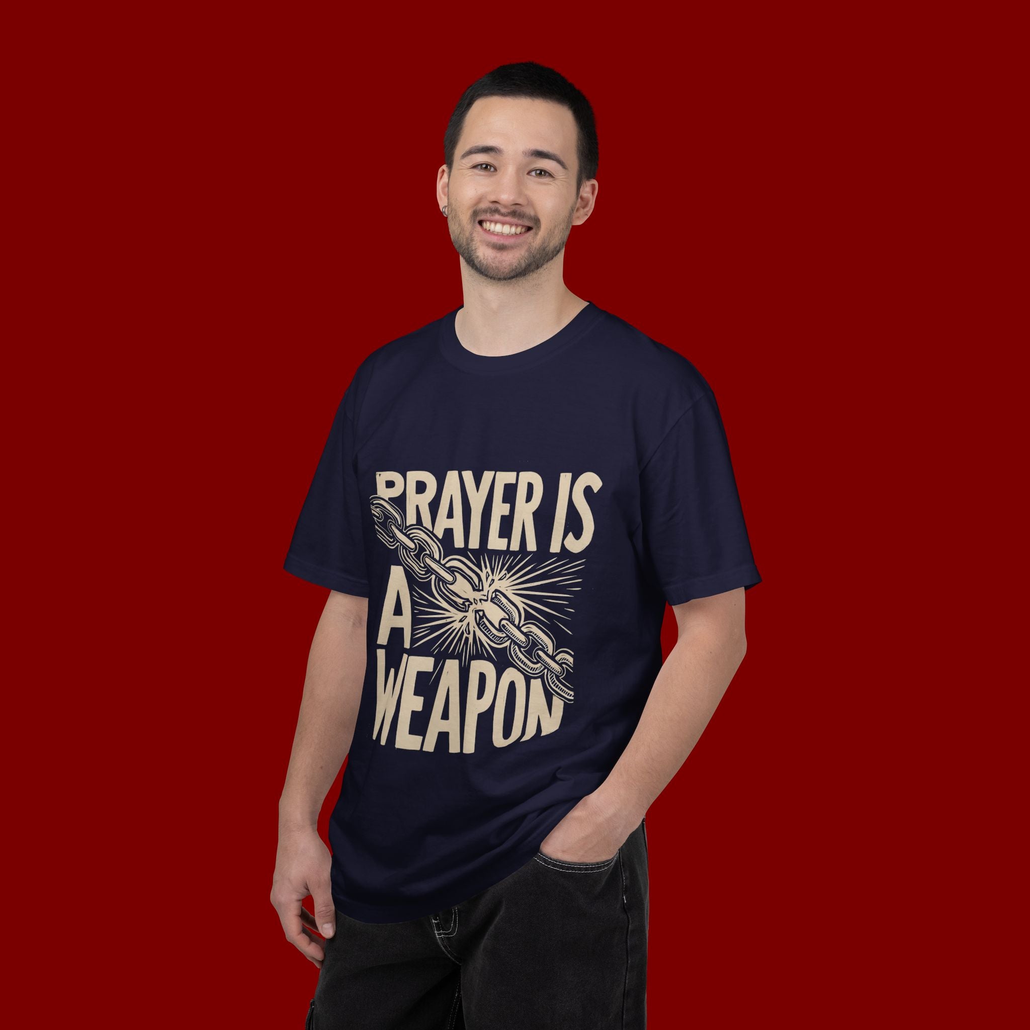 Prayer Is a Weapon T-Shirt — Faith Statement Graphic Tee