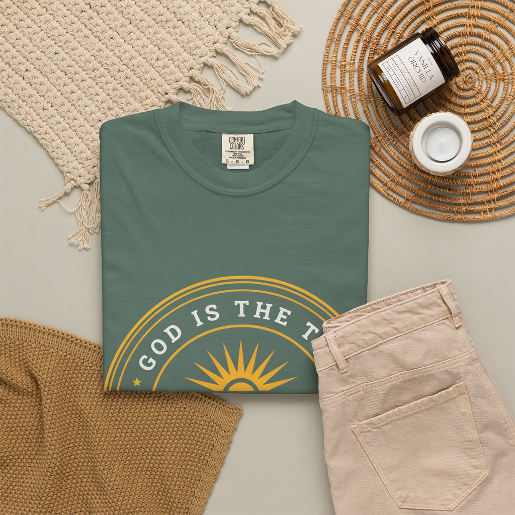 Priority Tee — "God Is The Top Priority" Christian Faith Graphic T-Shirt