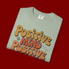 Positive Mind Positive Vibes Positive Life T-Shirt — Retro Daisy Graphic Tee