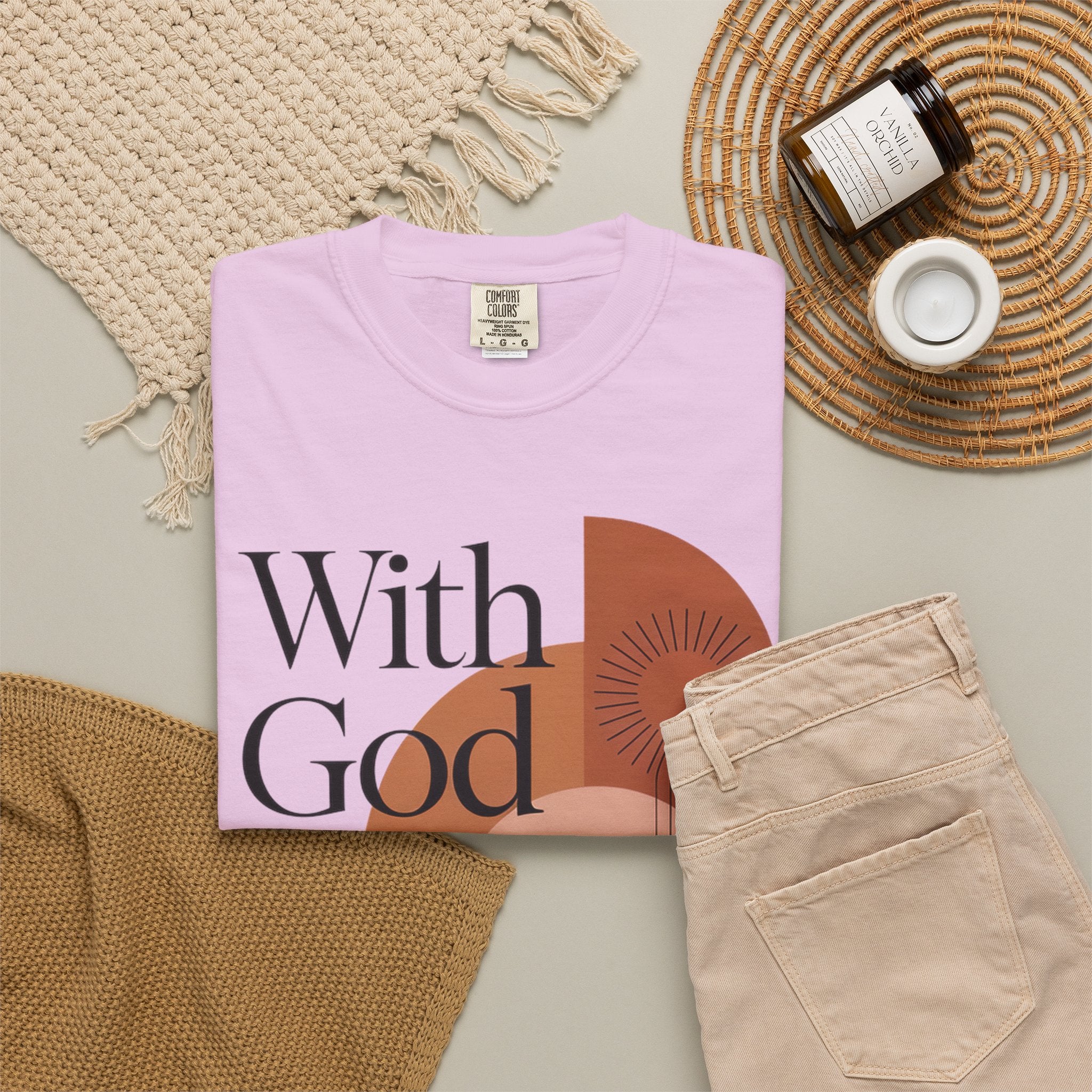 With God All Things Are Possible Christian T-Shirt