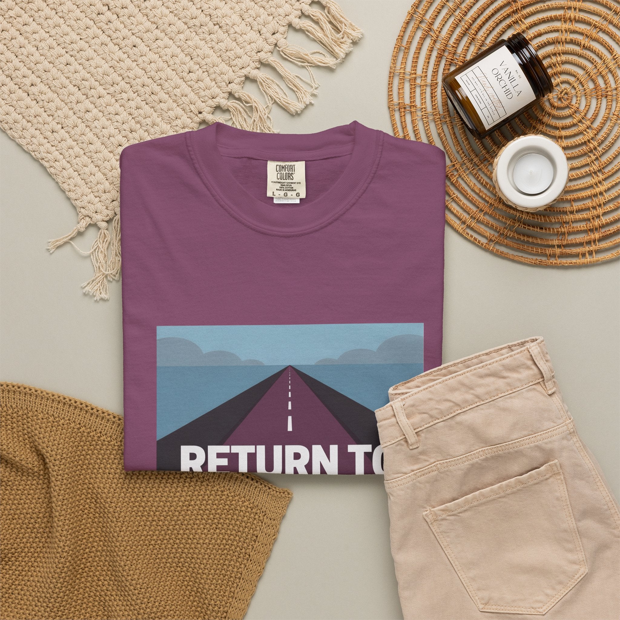 Return to God Road Graphic T-Shirt