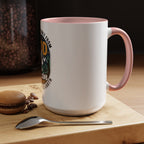 Christian Coffee Mug — “My Help Is Only From God The Creator” Accent Mug