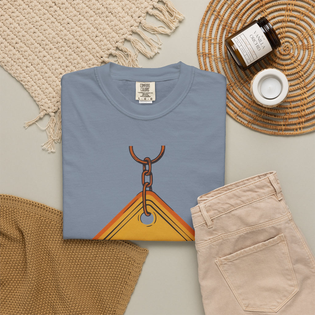 Funny Road Sign T-Shirt — "All Trash No Trailer" Graphic Tee