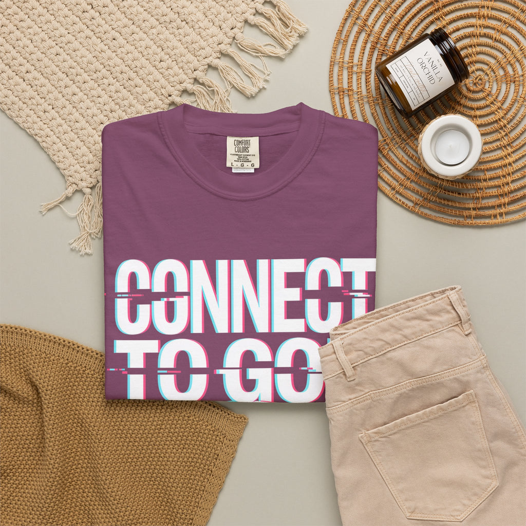 Connect to God T-Shirt — "The Password Is Prayer" Christian Faith Tee