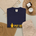Put God First Chess King T-Shirt — Christian Faith Graphic Tee