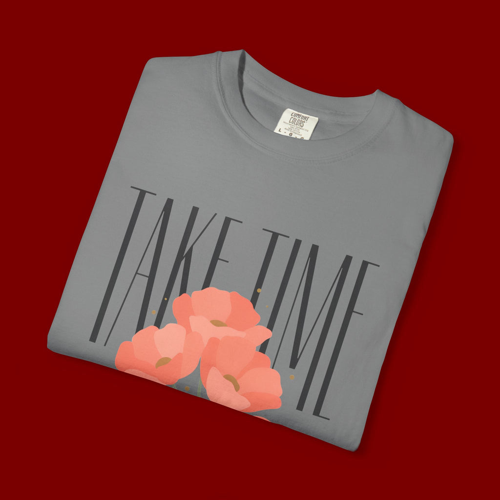 Take Time to Pray Floral T-Shirt — Christian Faith Graphic Tee