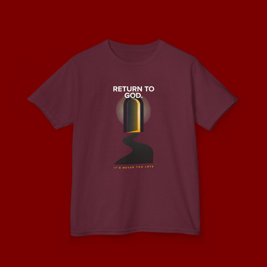 Kids T‑Shirt — "Return to God" Spiritual Graphic Tee